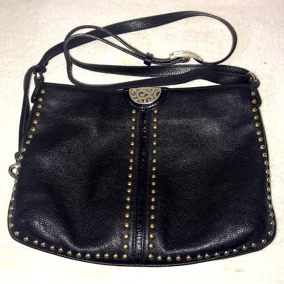 Brighton Handbags - BOGO50....Brighton Black Pebbled Leather Bag 💼